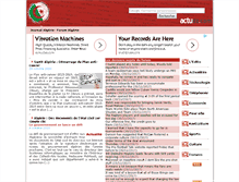 Tablet Screenshot of algerie.actudz.com